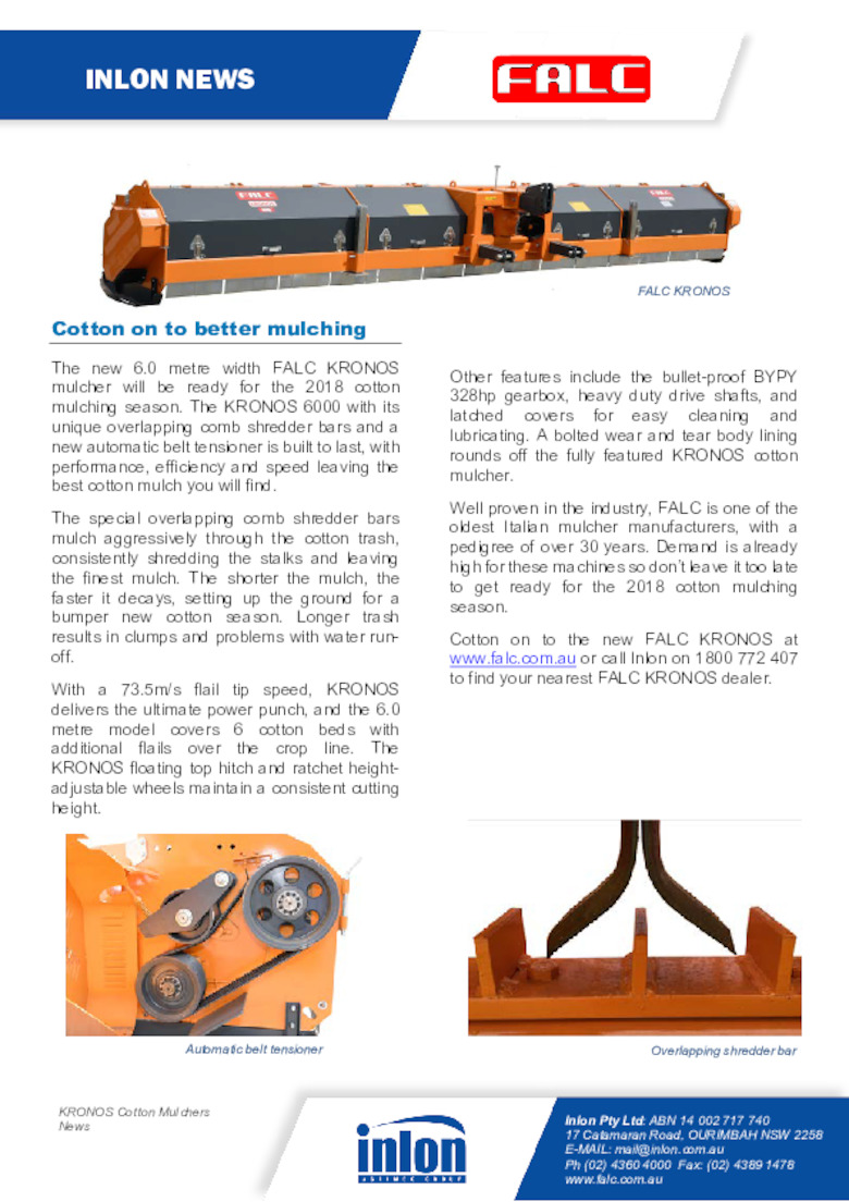 Cotton on to Better Mulching